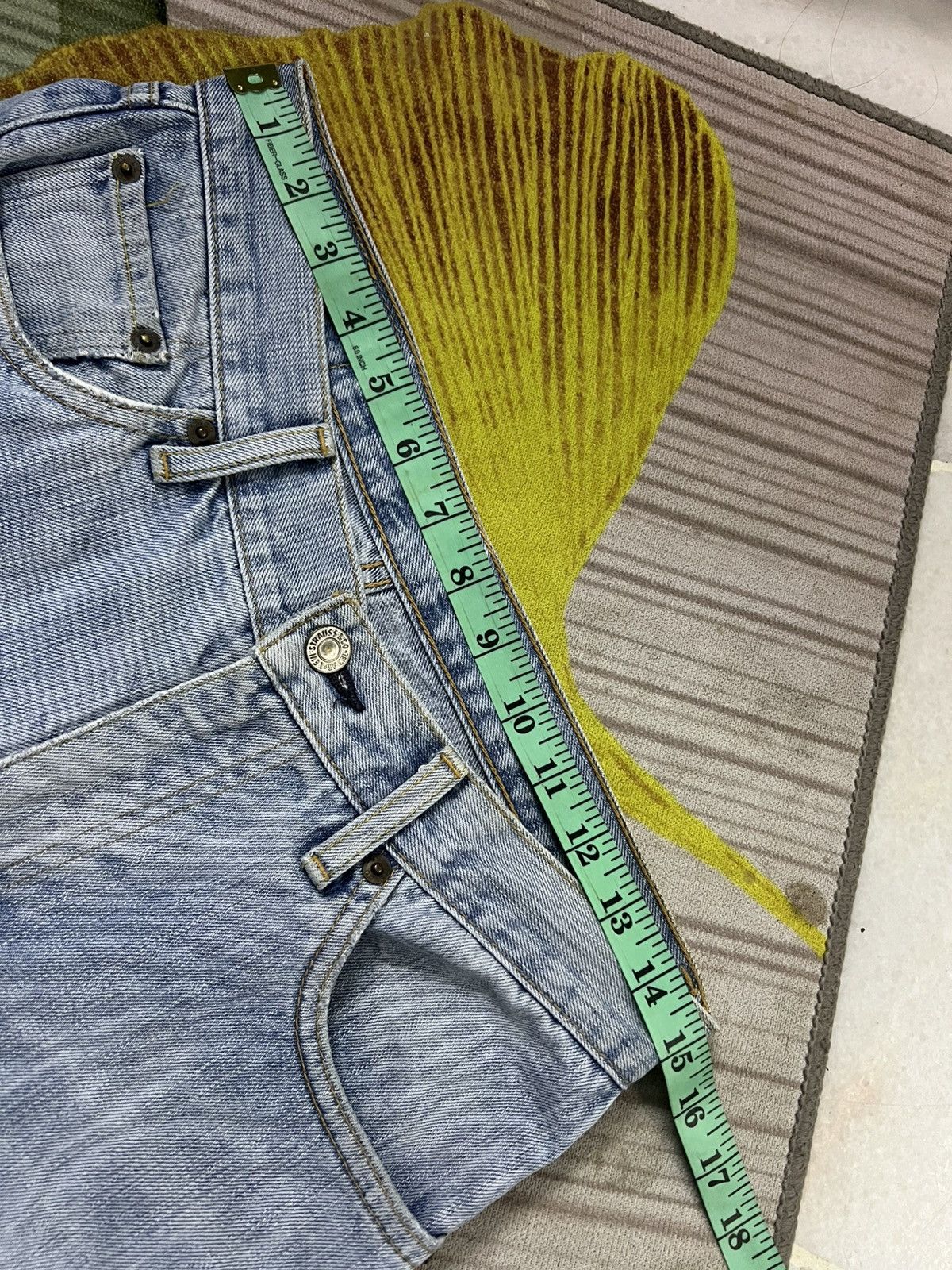 Levi's 💥Vintage Levis 533 Light Wash Distress Jean Size US 30 / EU 46 - 3 Thumbnail
