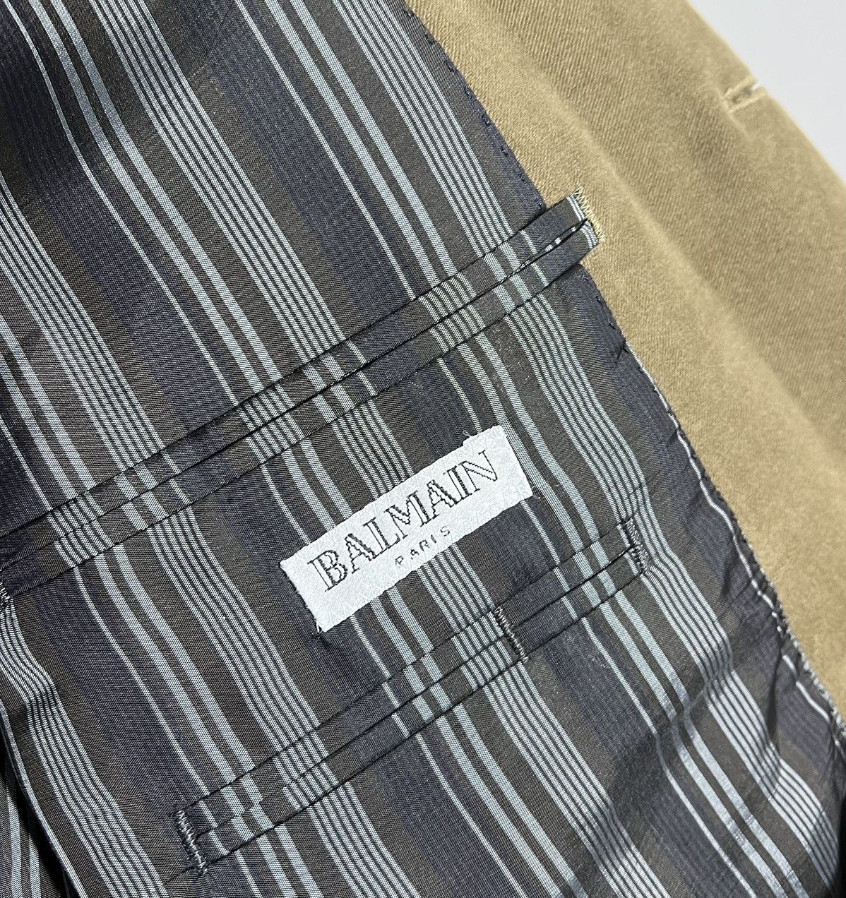 Balmain × Vintage Vintage Balmain Paris Three Button Blazer Size US M / EU 48-50 / 2 - 11 Thumbnail