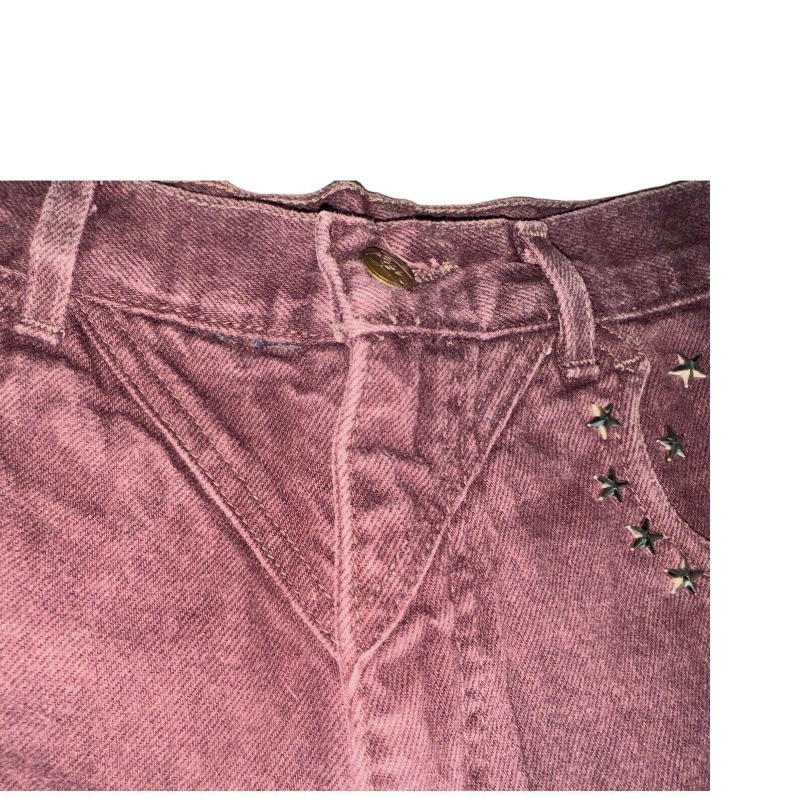 Roper Roper Bareback Star Studded Hi Rise Cut Off Shorts 13/14 Size 34" / US 12 / IT 48 - 4 Thumbnail