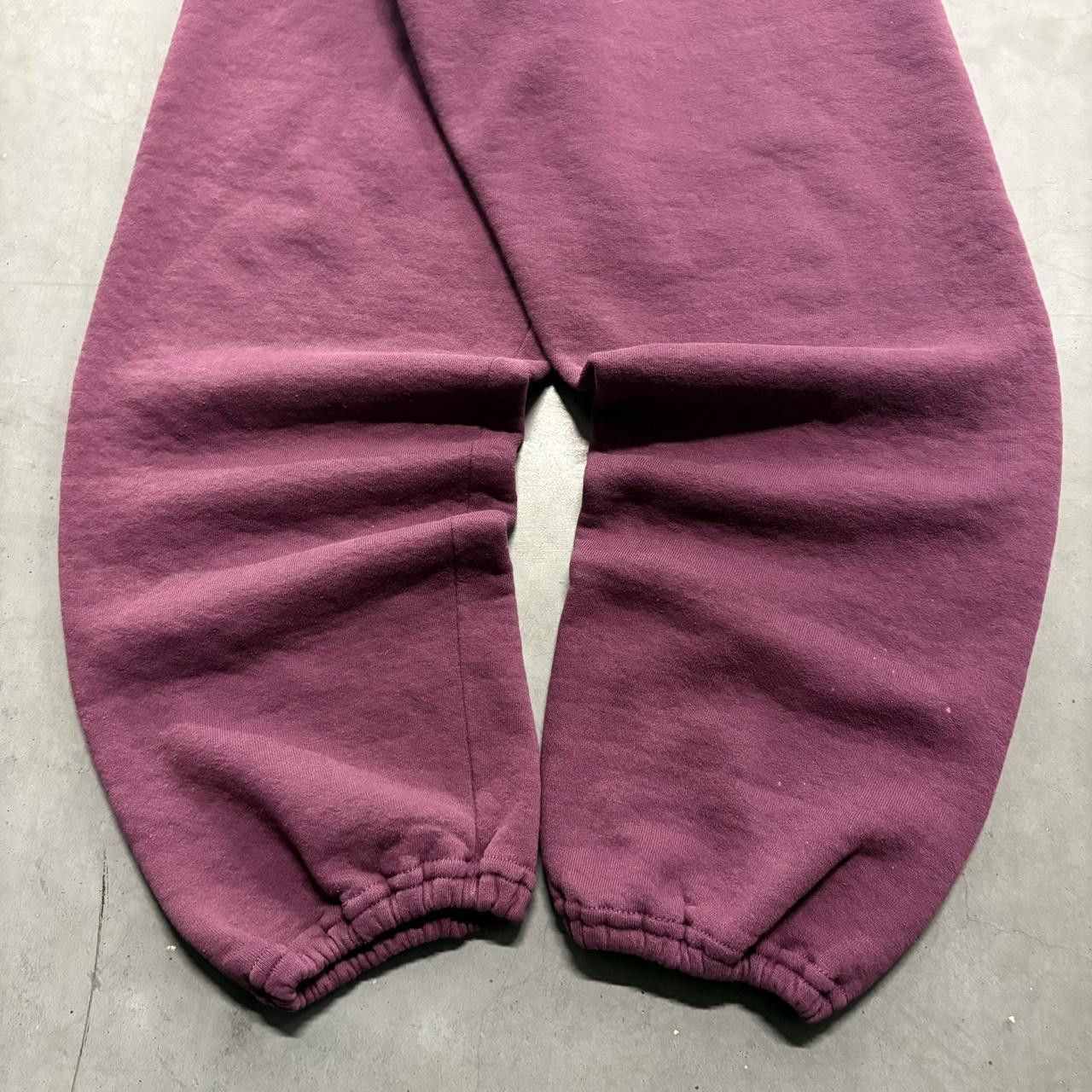 Russell Athletic Crazy Vintage Y2K/2000s Baggy Russell Athletic red Burgundy Loungewear Sweatpants! Size US 34 / EU 50 - 4 Thumbnail