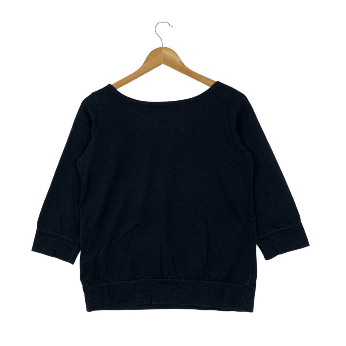 agnes b. AGNES B PARIS Sport French Brand Plain Long Sleeve Shirt Size S / US 4 / IT 40 - 3 Thumbnail