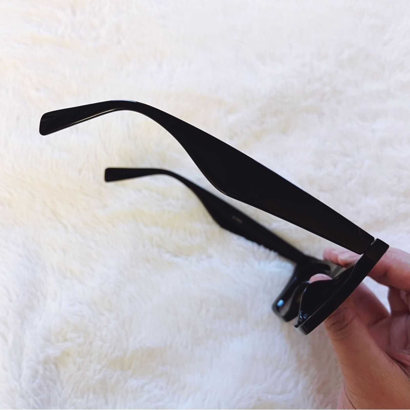 Other Lucy Black Sleek Square Frame Sunglasses Size ONE SIZE - 6 Thumbnail