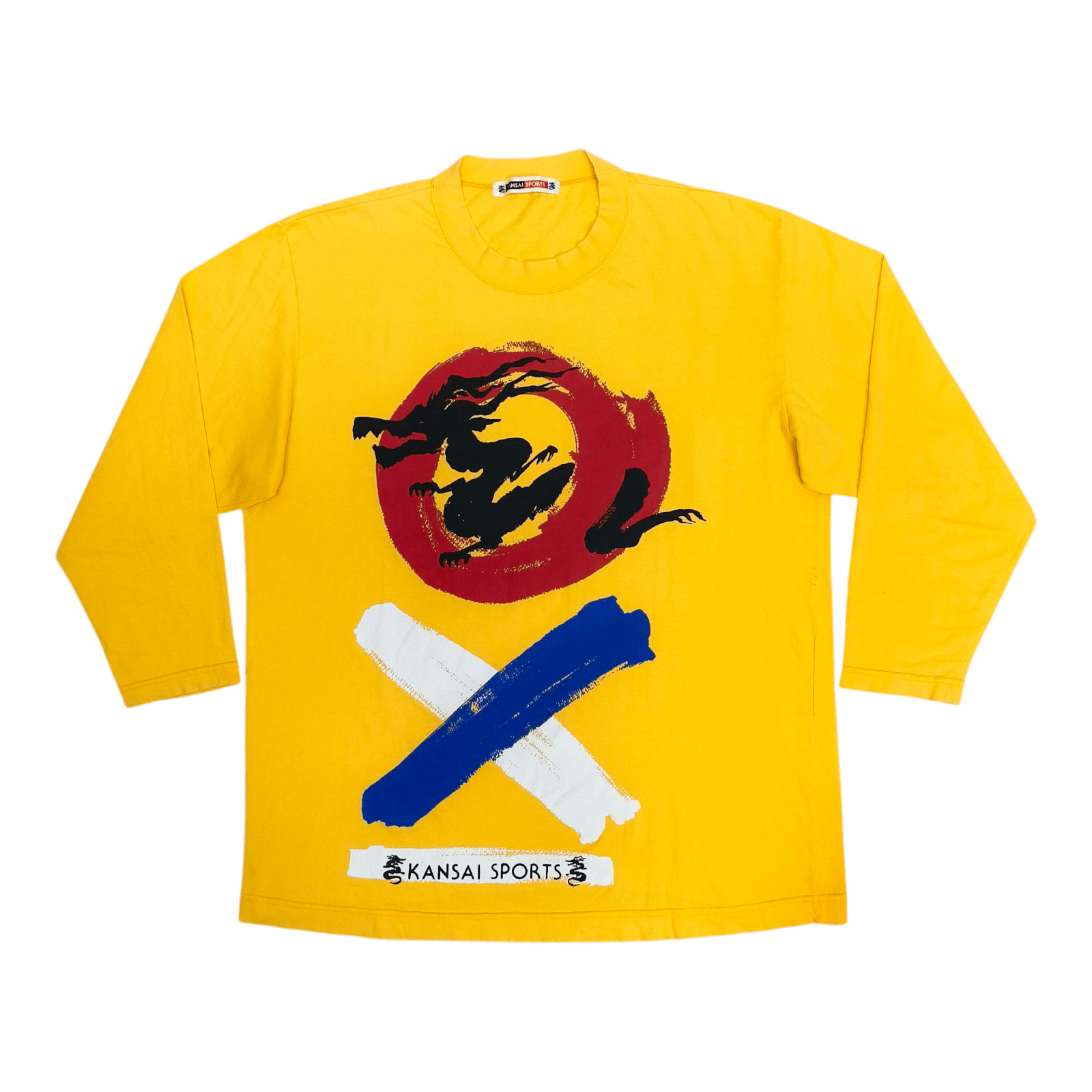 Kansai Yamamoto Archive KANSAI SPORTS YAMAMOTO Big logo's LS shirt 90's Size US L / EU 52-54 / 3 - 1 Thumbnail