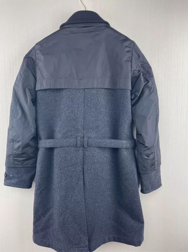 Prada PradaWool leather brand logo down coat 2503-Nextarrow Size US S / EU 44-46 / 1 - 2 Thumbnail