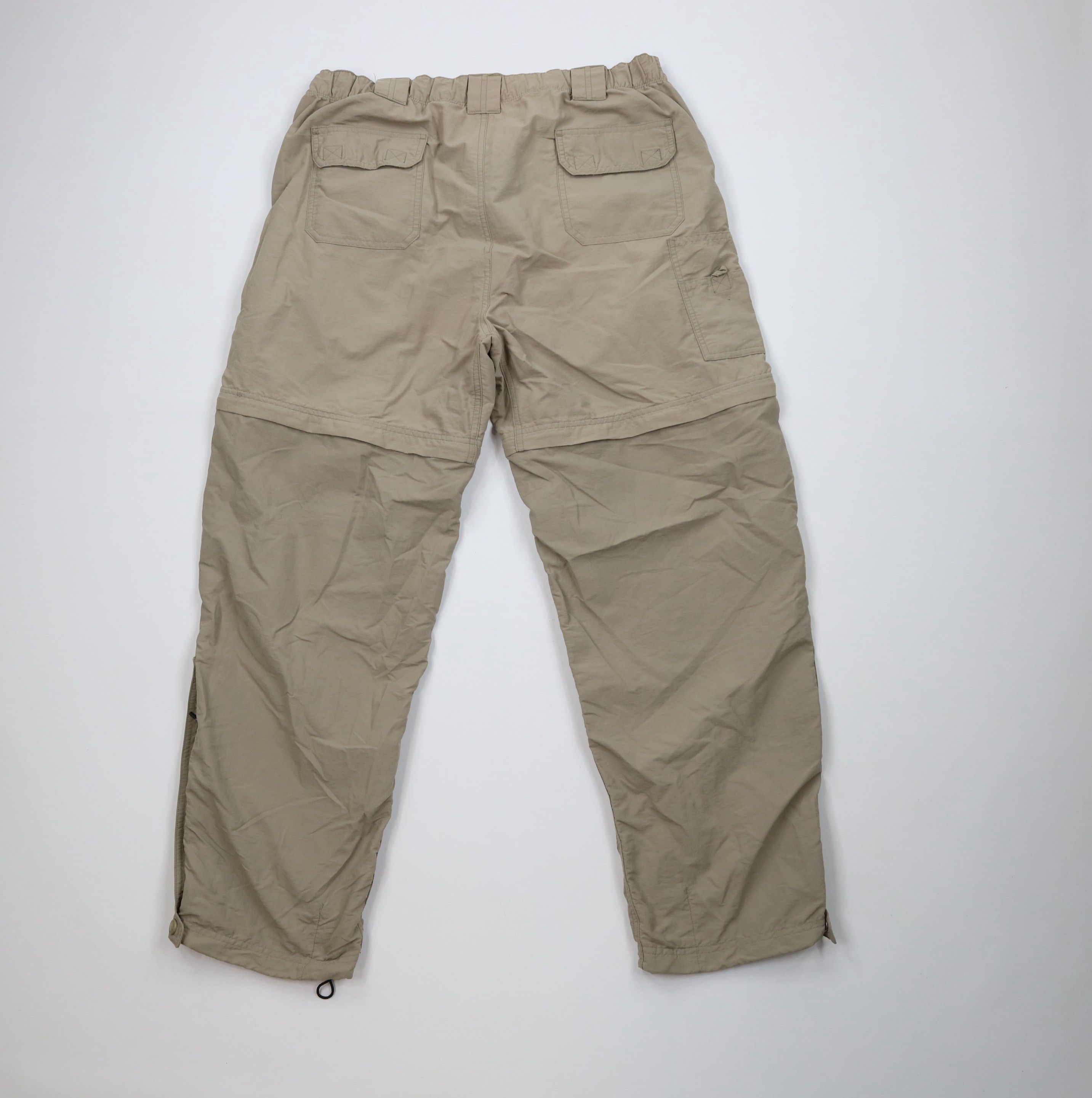 L.L. Bean Vintage LL Bean Convertible Cargo Pants Shorts Beige Nylon Size 36" / US 14 / IT 50 - 11 Thumbnail