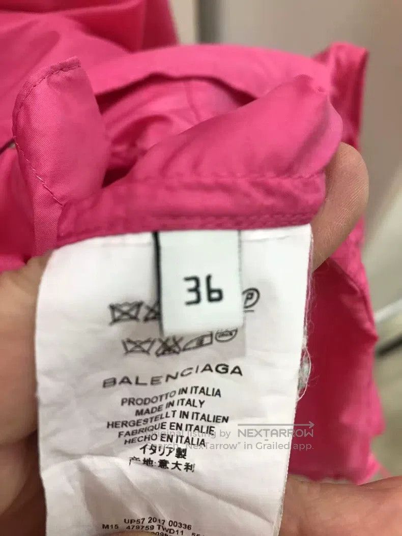 Balenciaga Balenciaga Pink nylon windbreaker Size XS / US 0-2 / IT 36-38 - 4 Thumbnail
