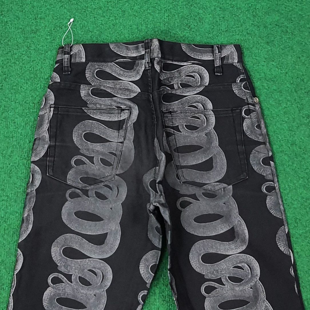 Hysteric Glamour Vintage Hystric Glamour Snake Motif Graphic Denim C265N11 Size 25" / US 0 / IT 36 - 4 Thumbnail