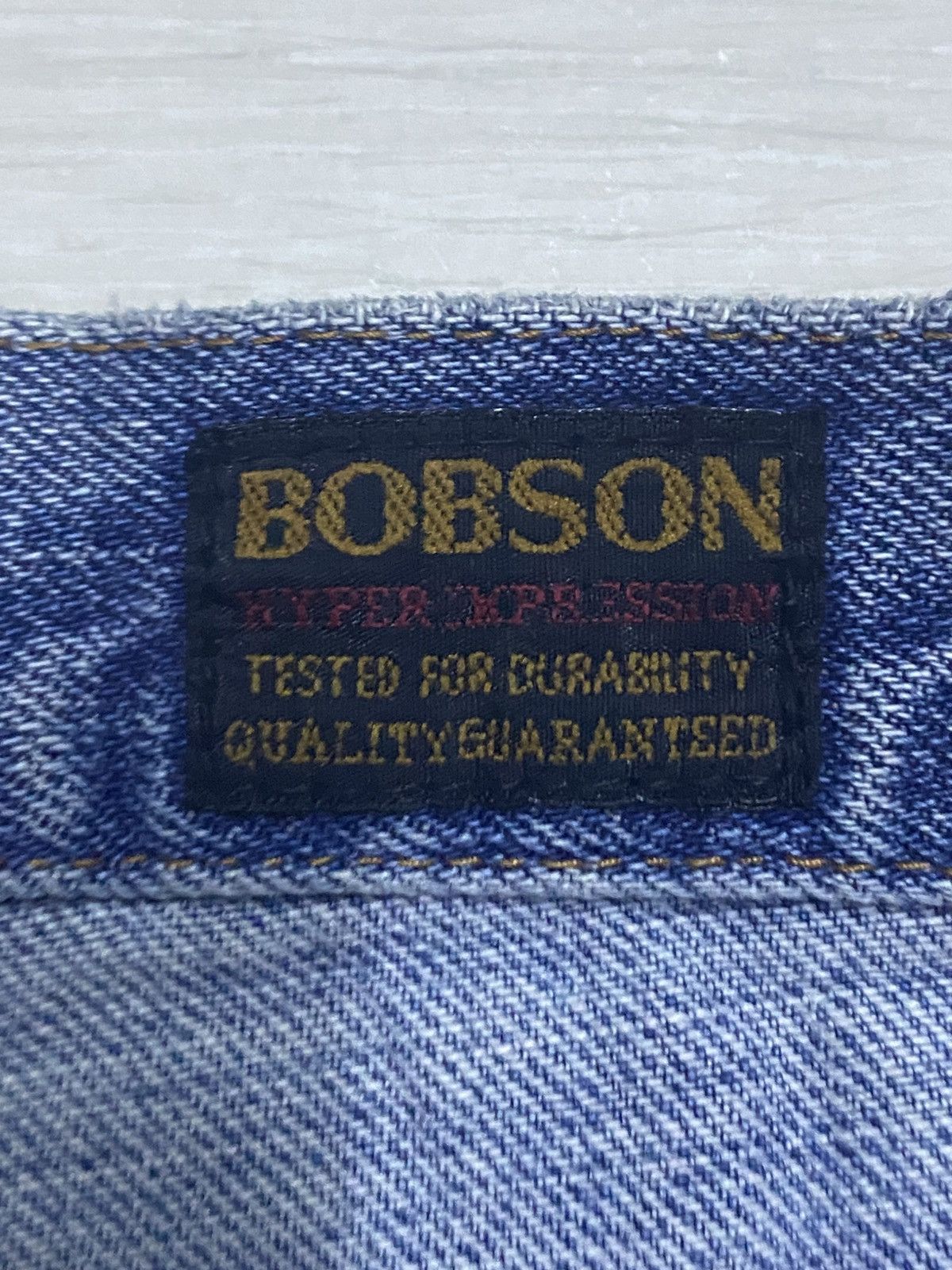 Japanese Brand Vintage Bobson Feel The Best Basic Blue Jeans Size US 31 - 10 Thumbnail