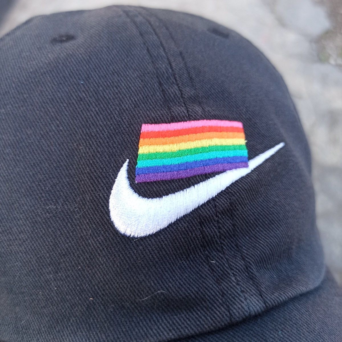 Nike LGBTQ flag designer x nike archival hat Size ONE SIZE - 13 Thumbnail