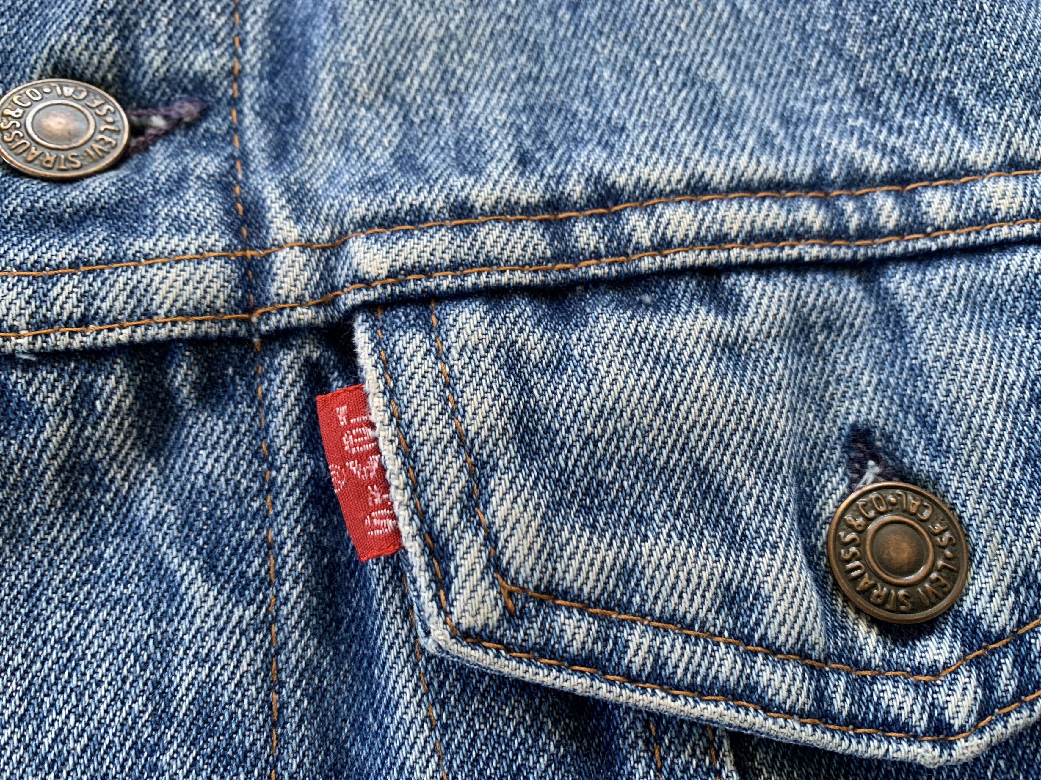 Levi's Vintage Clothing Levi’s Vintage Denim Trucker Jacket Made in France Size L / US 10 / IT 46 - 5 Thumbnail