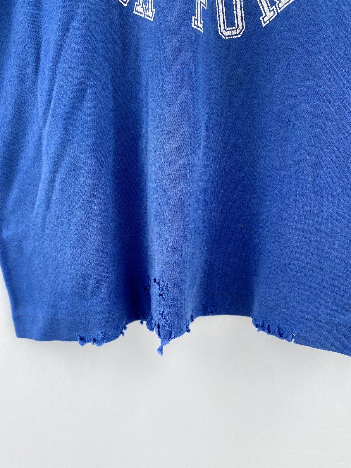 Vintage Vintage 80’s Thrashed US AIR FORCE 3/4 Sleeve Grunge Tee Size US M / EU 48-50 / 2 - 6 Thumbnail