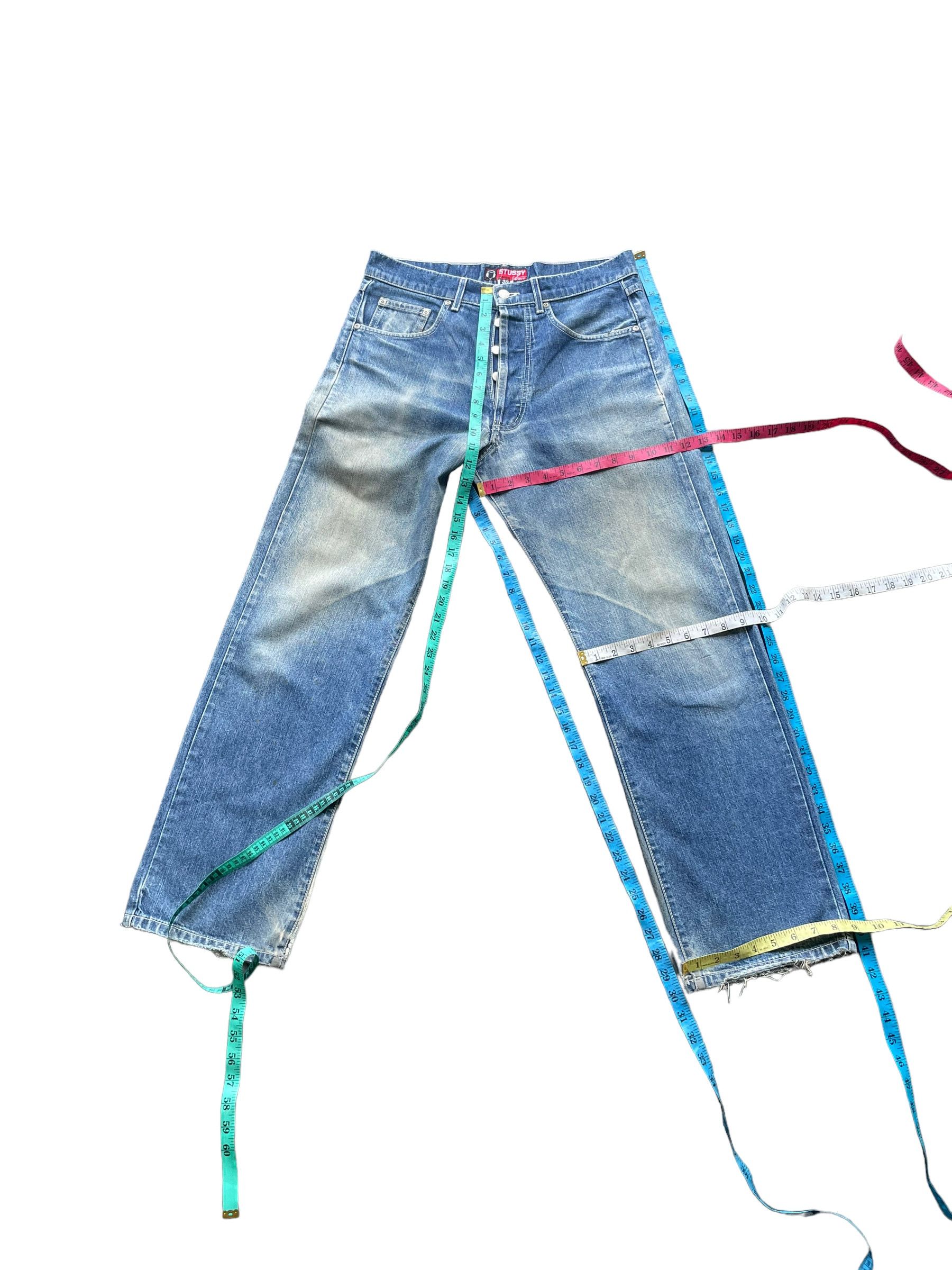 Stussy A/W Vintage Stussy Works Distresed Denim Size US 33 - 7 Thumbnail