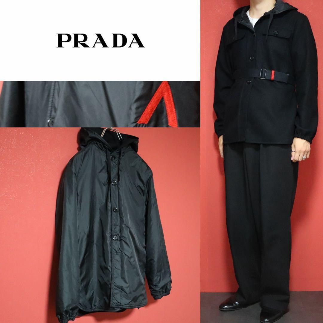 Prada Prada sport jacket Art.sgv246 Mat.66l with hodded | Grailed