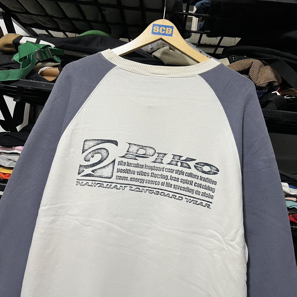 Japanese Brand × Vintage Vintage piko hawaiian sweatshirt crewneck Size US L / EU 52-54 / 3 - 2 Thumbnail