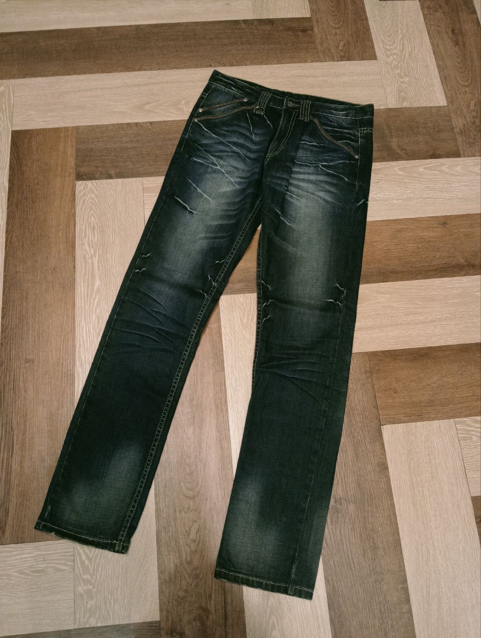Japanese Brand JAPANESE SEMANTIC DESIGN DISTRESSED LOOK JEANS Size US 32 / EU 48 - 2 Thumbnail