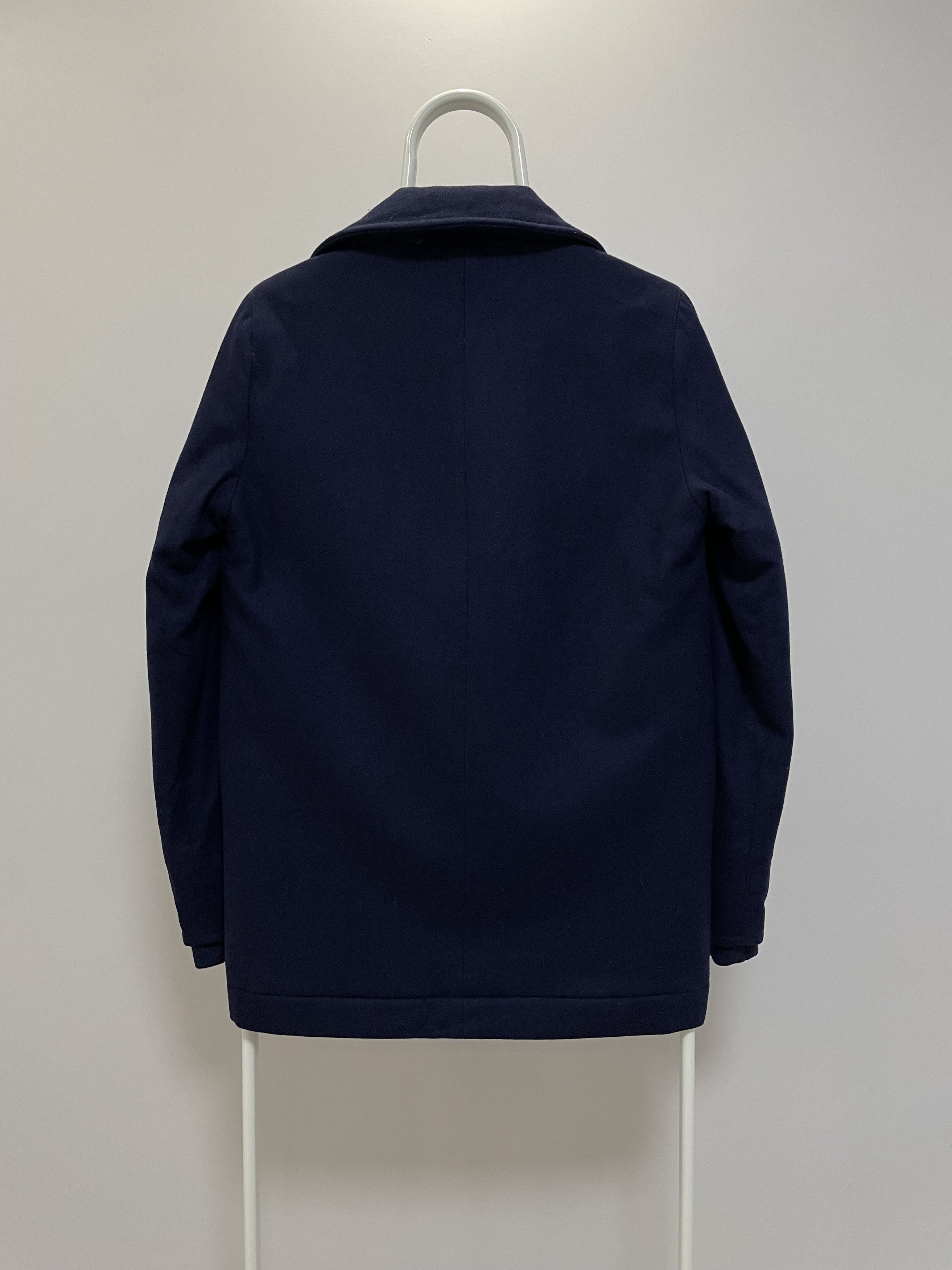Norse Projects NORSE PROJECTS Birk Wool Pea Coat Jacket Dark Navy Men's Size US S / EU 44-46 / 1 - 5 Thumbnail