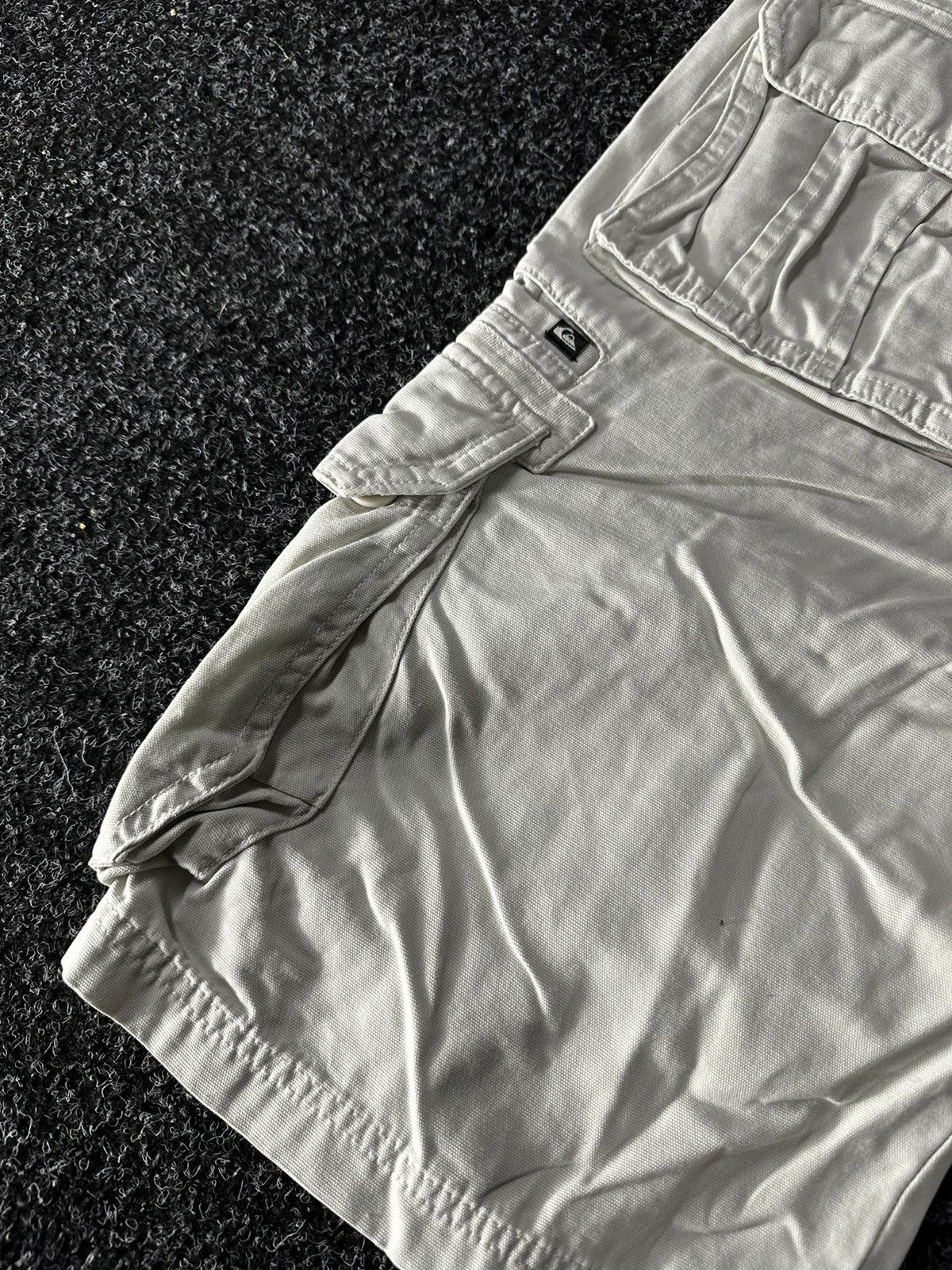 Quiksilver × Vintage 🚨Vintage Quicksilver CARGO BEIGE Japanese Surf style Shorts Size US 32 / EU 48 - 9 Thumbnail