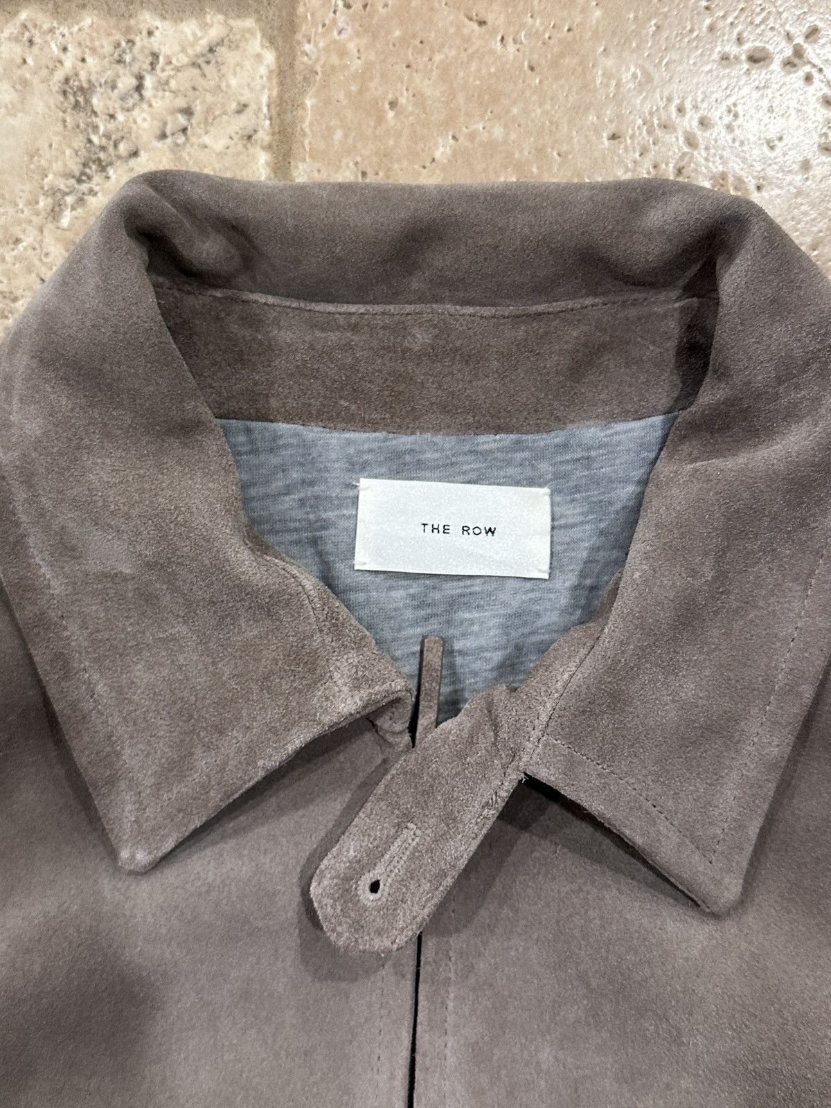 The Row The Row Ronan Suede Calfskin Leather Biege Bomber Jacket Size US M / EU 48-50 / 2 - 9 Thumbnail