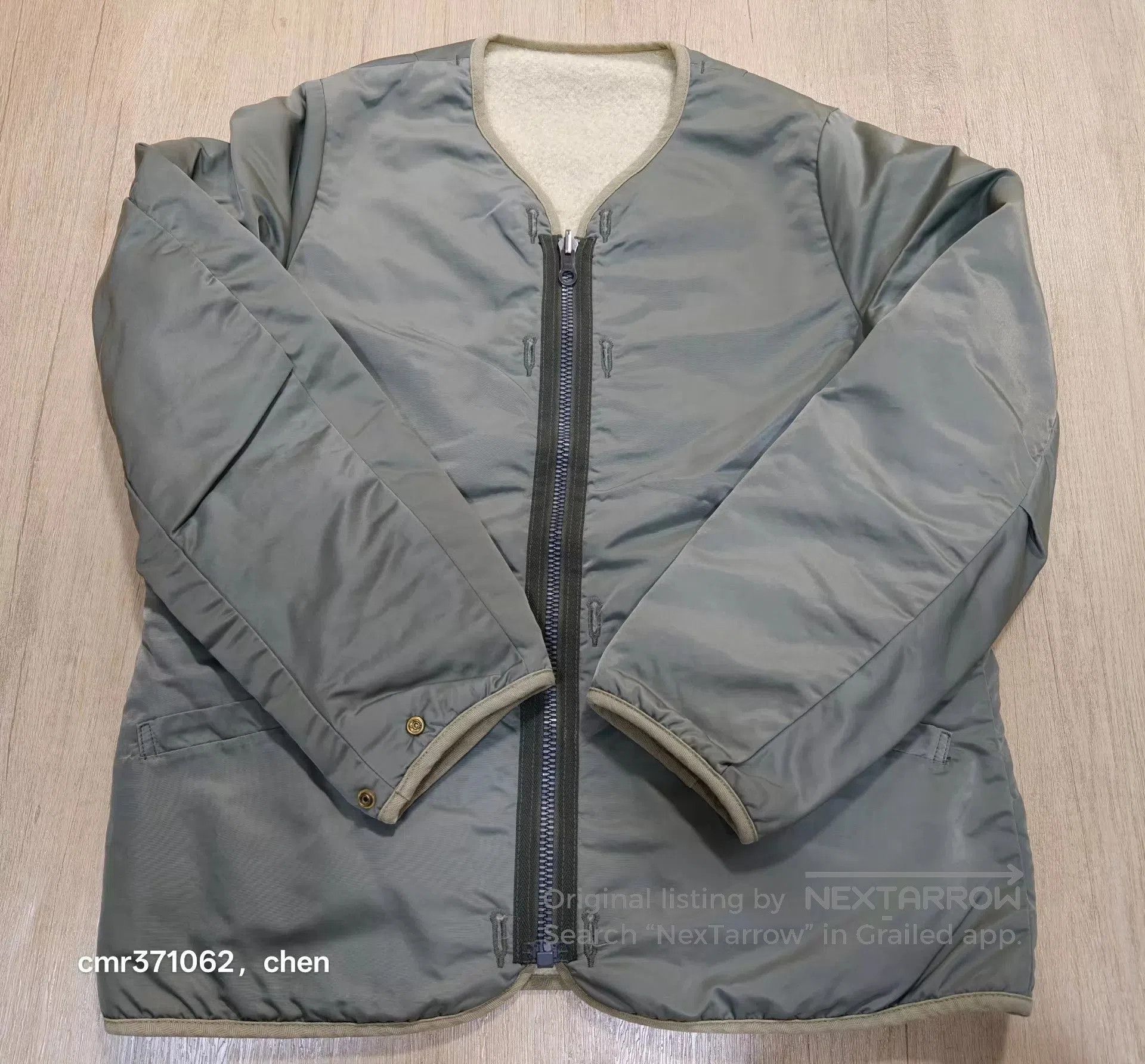 Visvim Green Zip-Up Light Jacket Size M. Size US M / EU 48-50 / 2 - 3 Thumbnail