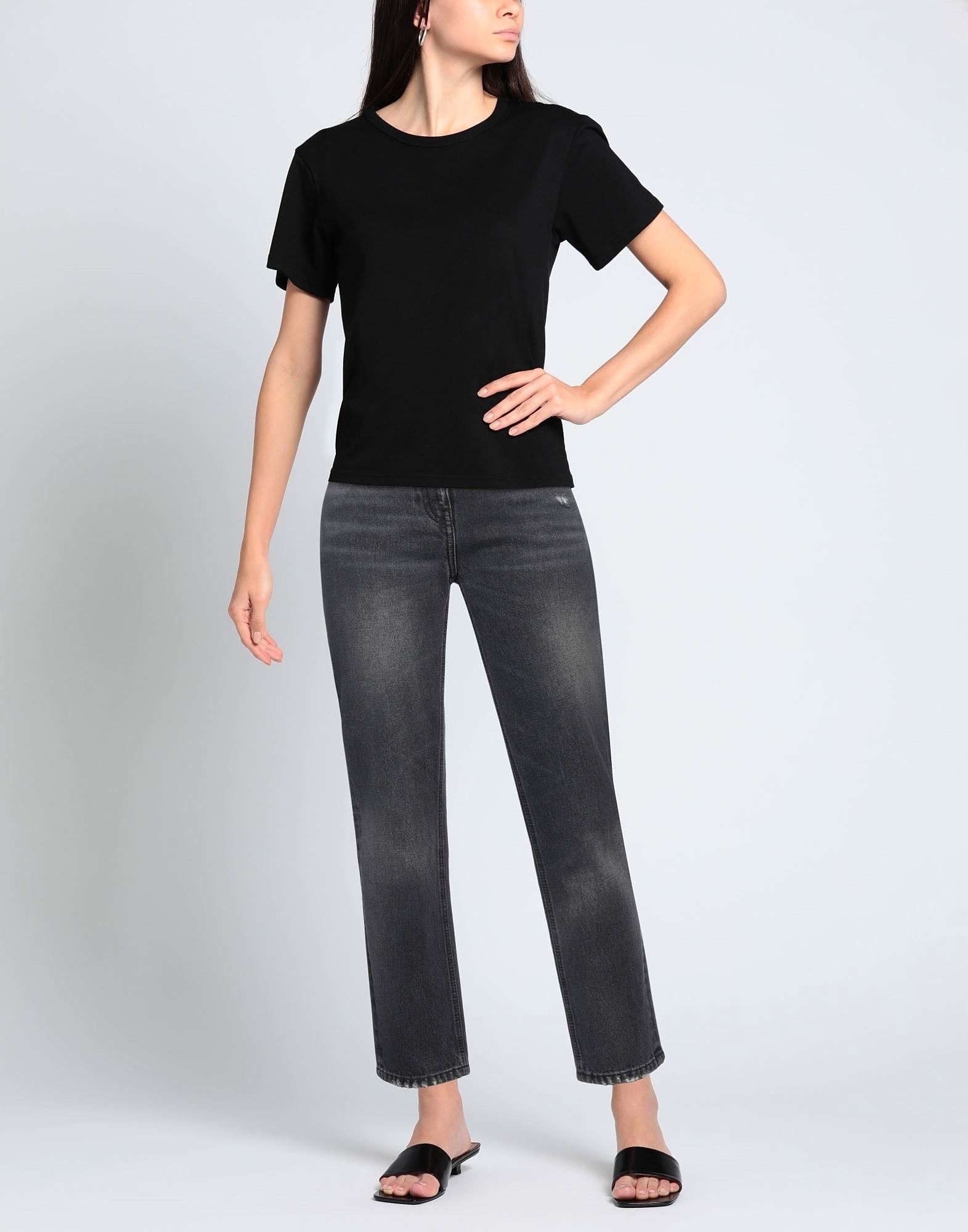 Palm Angels o1s22i1n0824 Straight Cut Denim Jeans in Grey Size 27" / US 4 / IT 40 - 2 Thumbnail