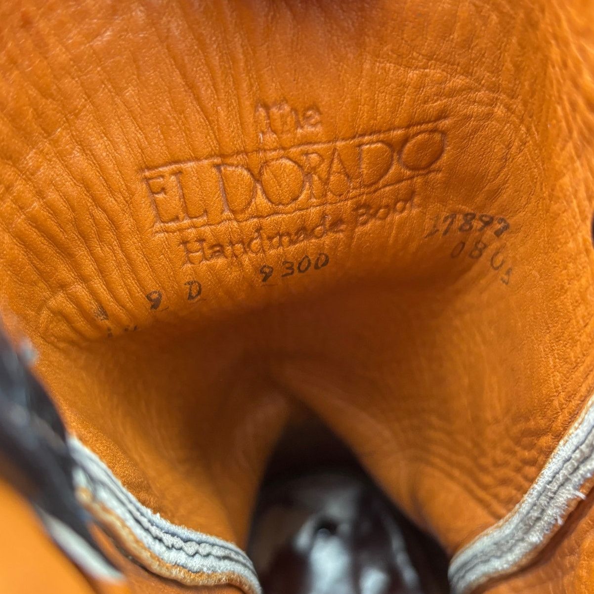 Other El Dorado Handmade 9300 Leather Cowboy Boots Mens 9D Western Size US 9 / EU 42 - 11 Thumbnail