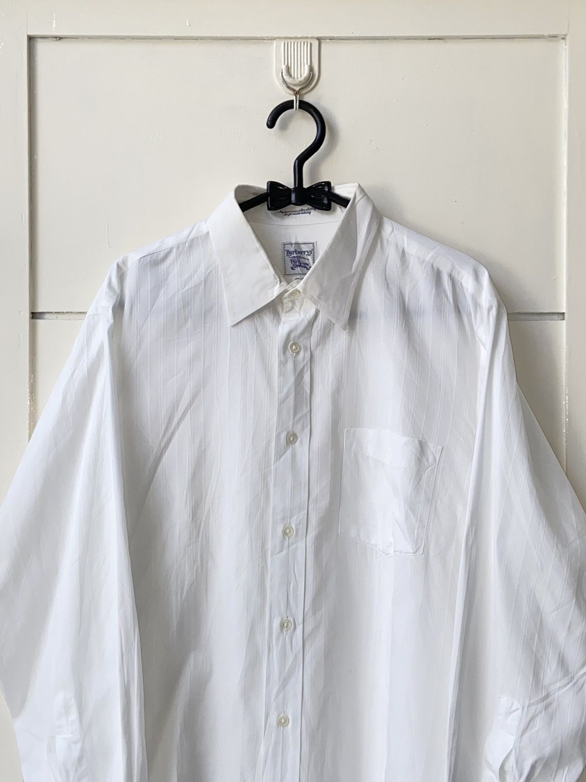 Burberry BURBERRYS White Shirt Size US M / EU 48-50 / 2 - 10 Thumbnail