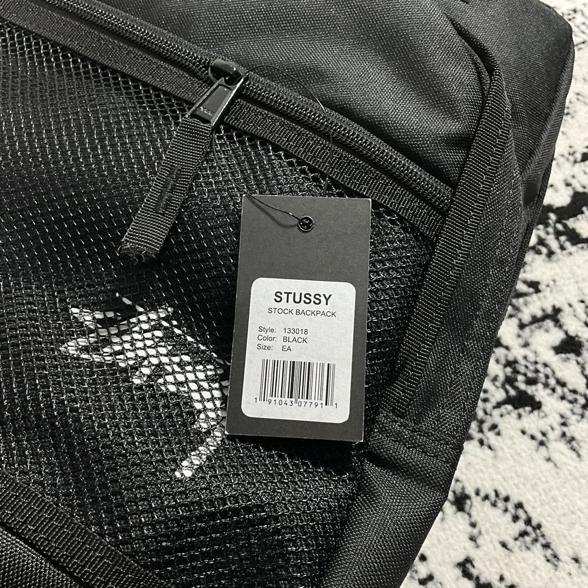 Stussy STUSSY STOCK BACKPACK IN BLACK Size ONE SIZE - 2 Thumbnail