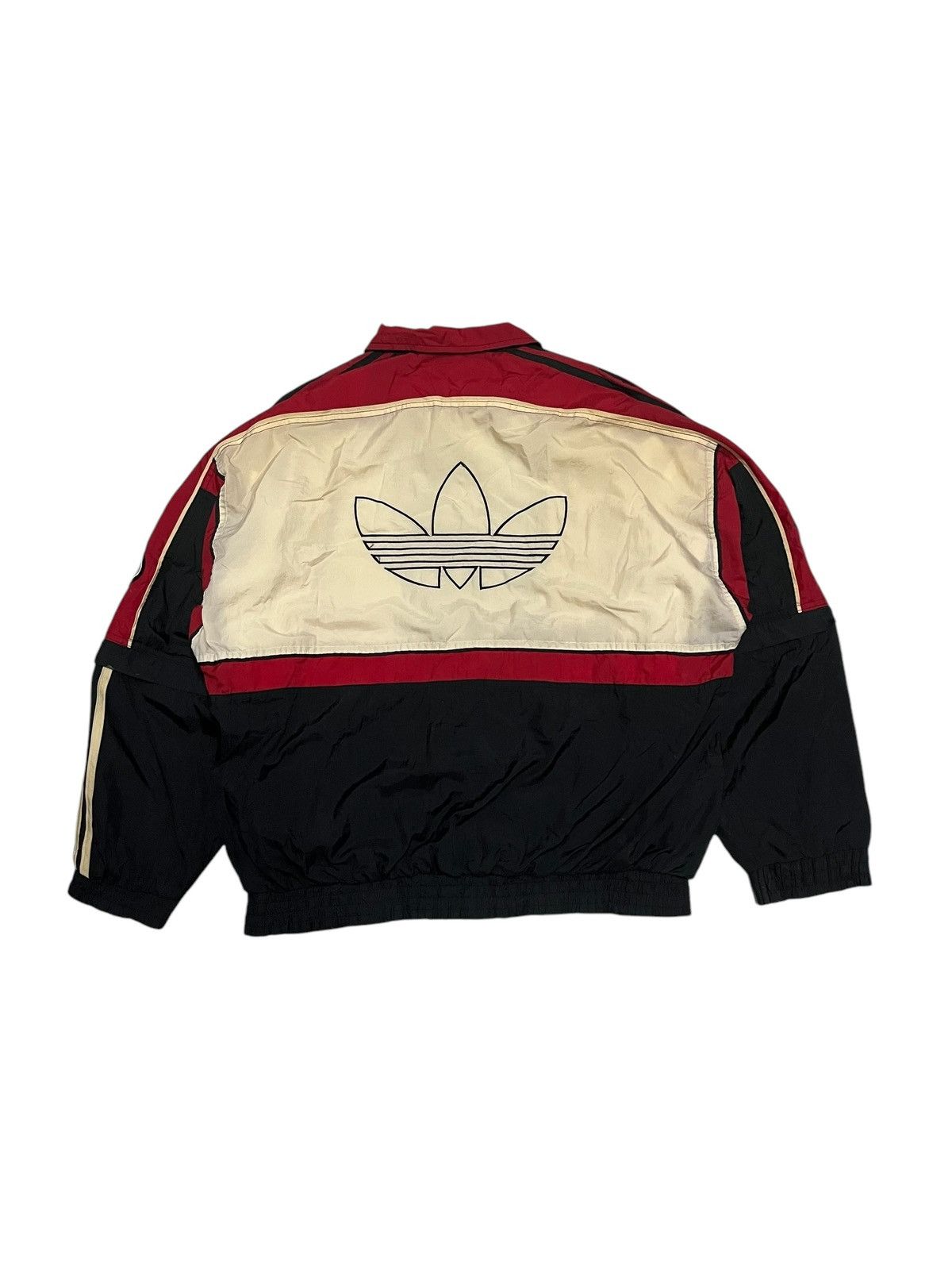 Adidas × Vintage 🔥Vtg Adidas 90s Big Logo Light Jacket Size US XL / EU 56 / 4 - 2 Thumbnail