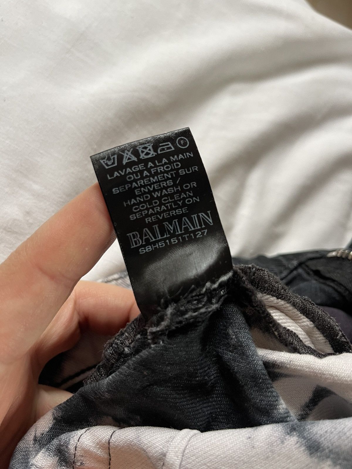 Balmain Balmain Paris tie dye biker shorts Size US 31 - 14 Thumbnail