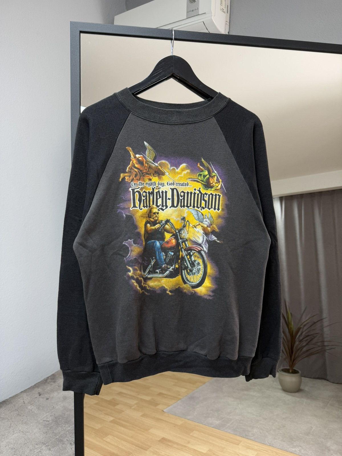 Harley Davidson Vintage Harley-Davidson 80’s Sweatshirt Archival Y2K Size US L / EU 52-54 / 3 - 1 Thumbnail