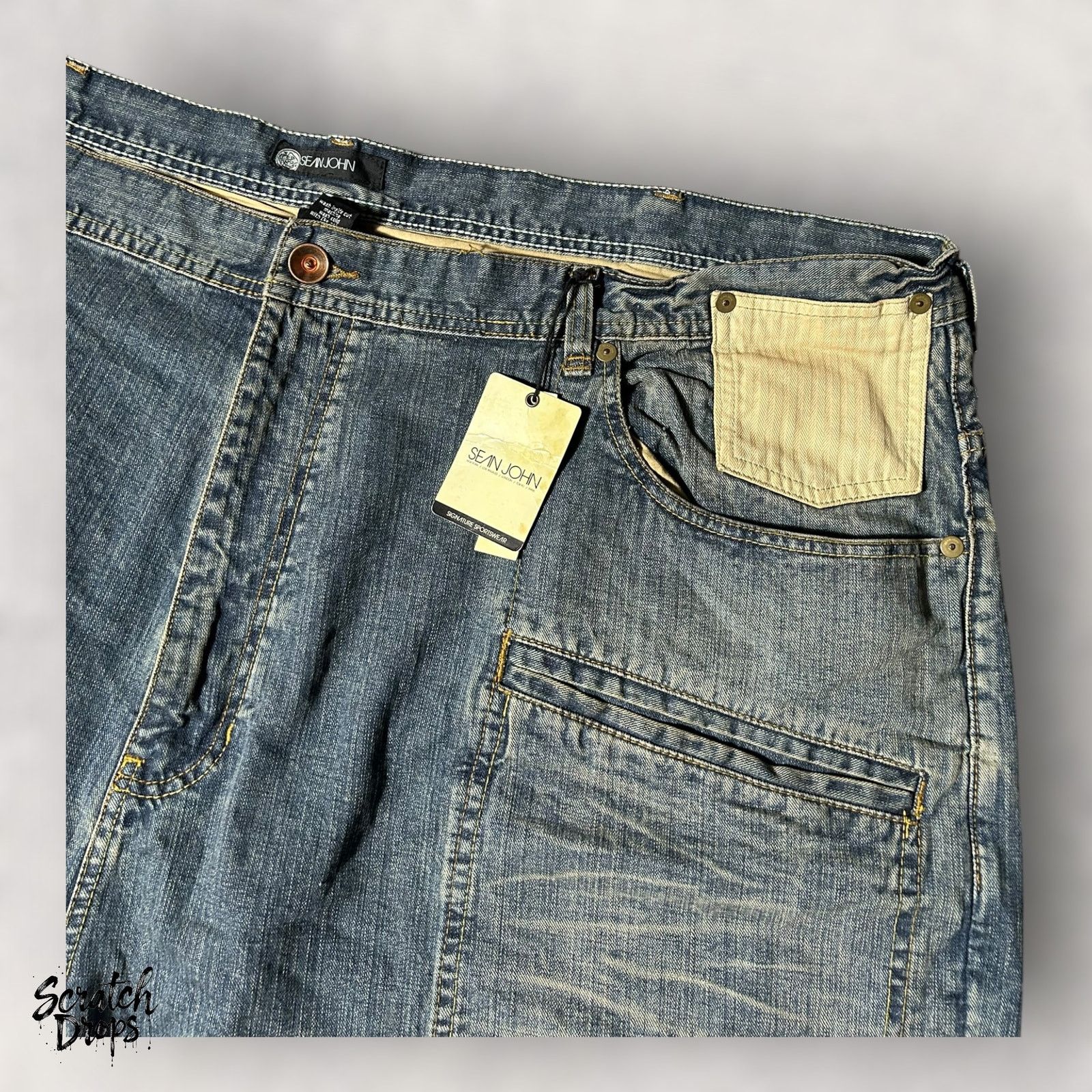Sean John Sean John Men's VTG Jeans Waist 52B Retro Denim Pants Rare Size US 36 / EU 52 - 9 Thumbnail
