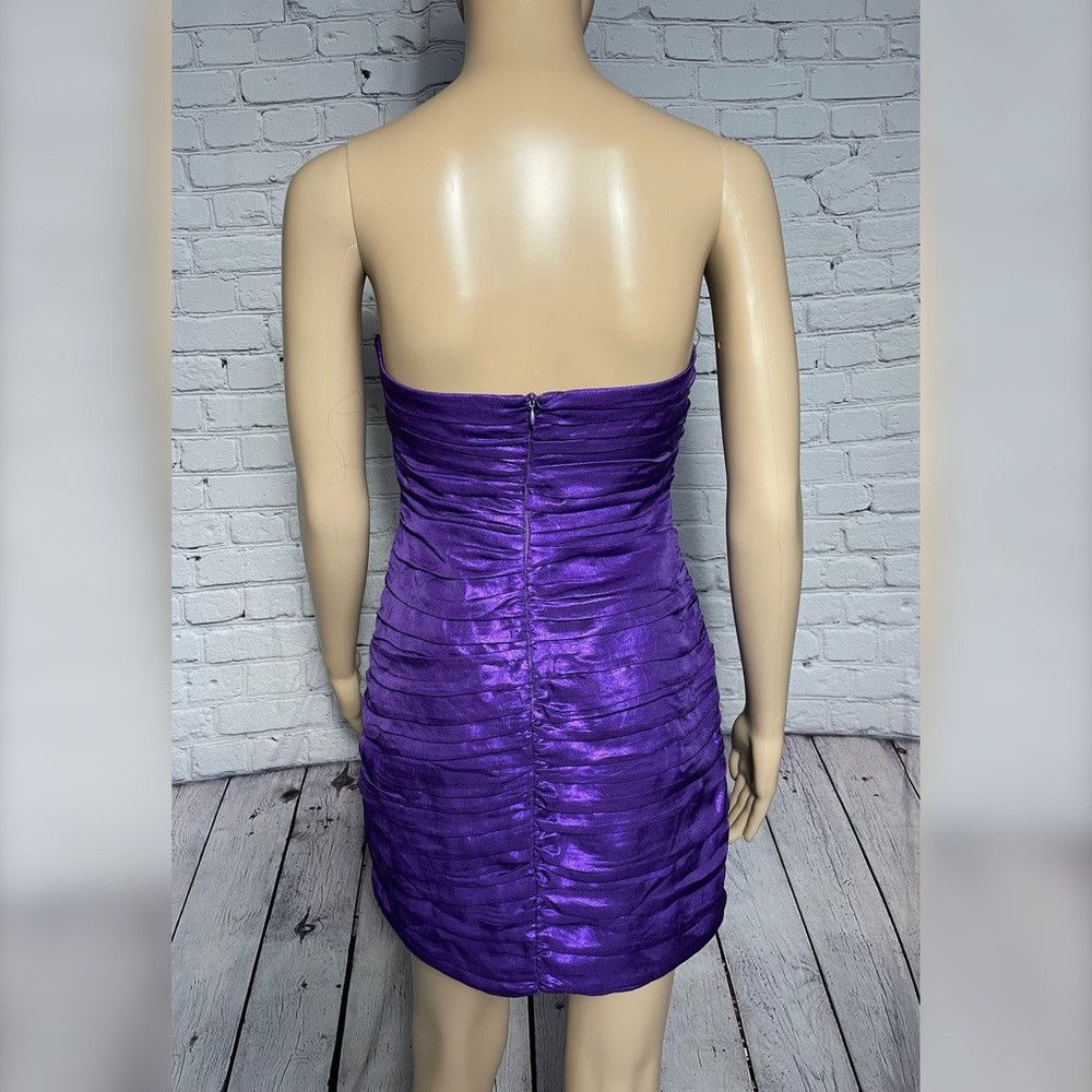 Zara NWT Zara Purple Draped Dress Size M Size M / US 6-8 / IT 42-44 - 5 Thumbnail