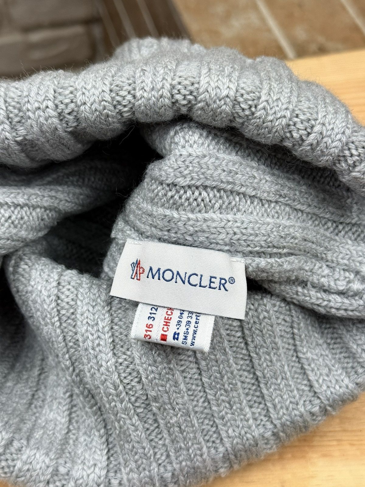 Moncler Moncler Wool Beanie Hat Size ONE SIZE - 11 Thumbnail