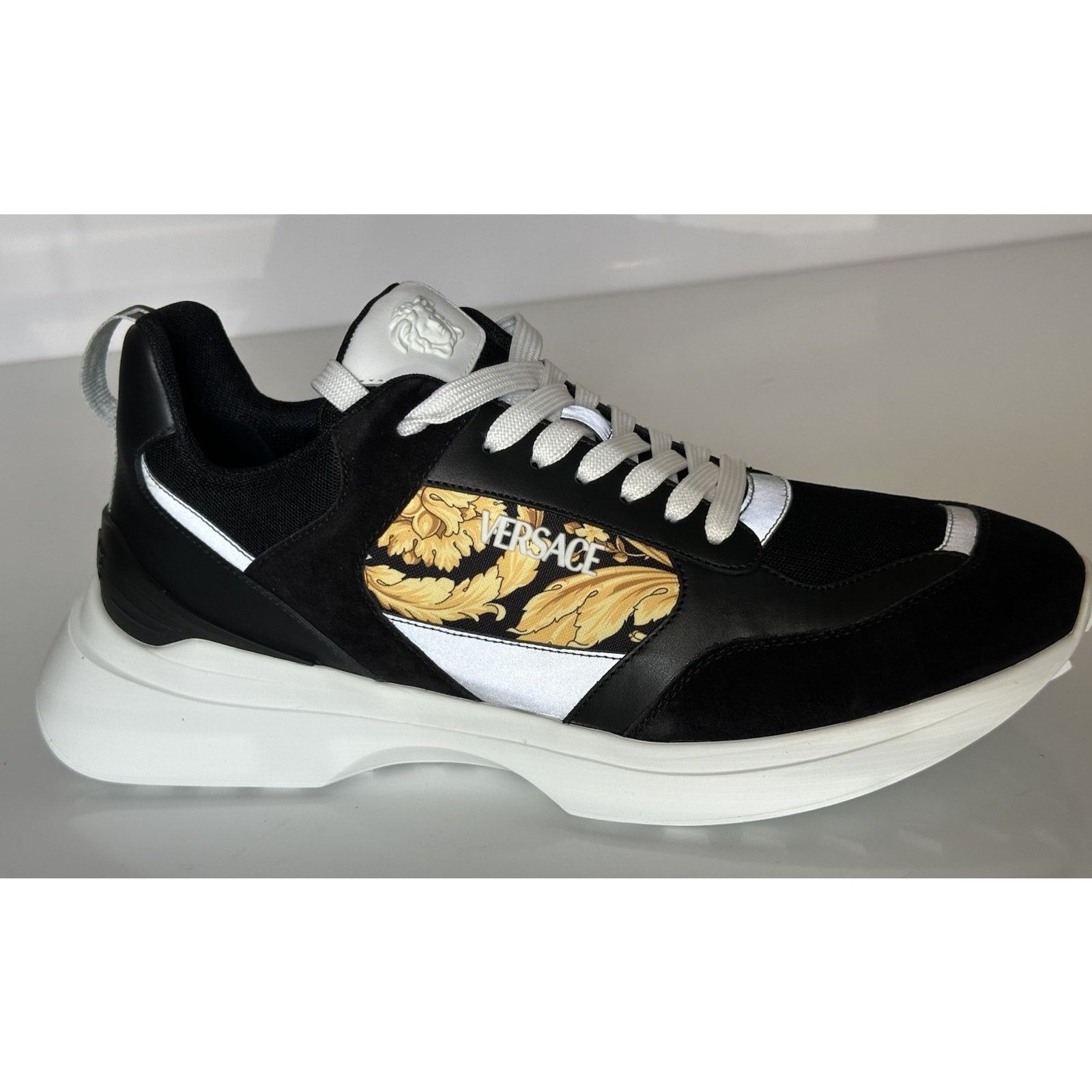 Versace Versace Medusa Men’s Black/Gold Sneakers 12 US 1011942 Size US 12 / EU 45 - 3 Thumbnail