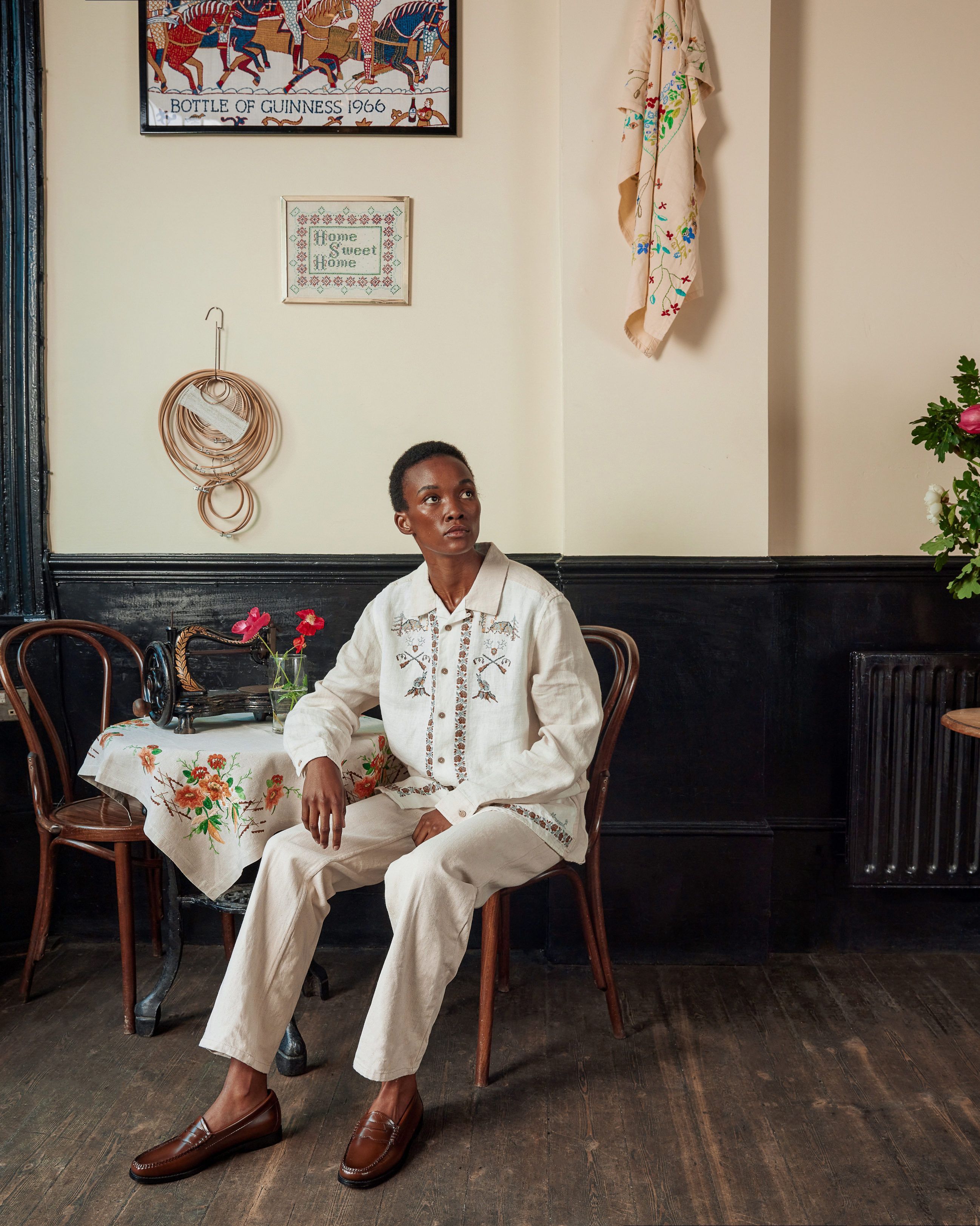 Percival Tapestry Embroidered Long Sleeve Shirt | Percival x Pikol Size US S / EU 44-46 / 1 - 3 Thumbnail