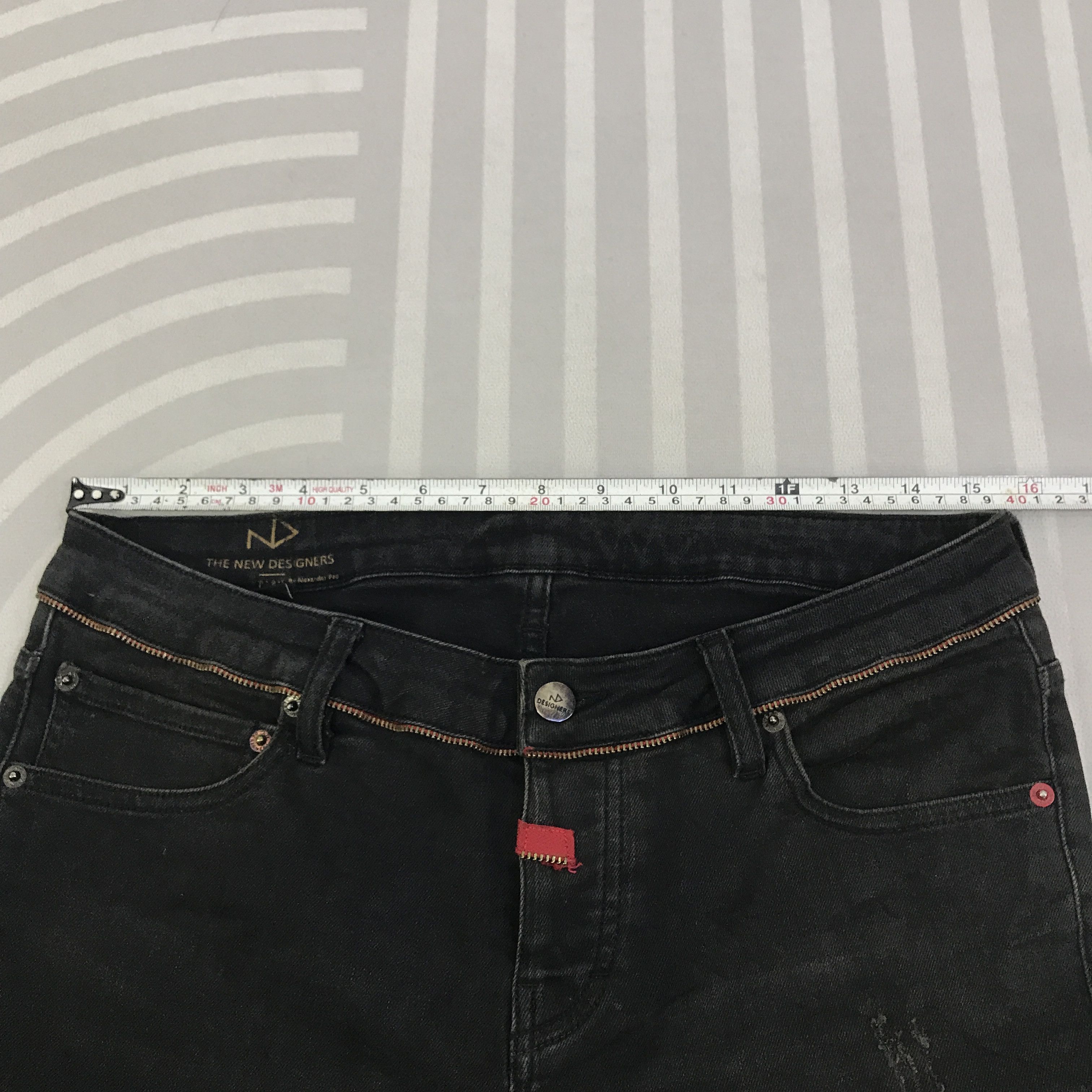 Japanese Brand Vintage The New Designers Punk Jeans K130B20 Size US 31 - 7 Thumbnail