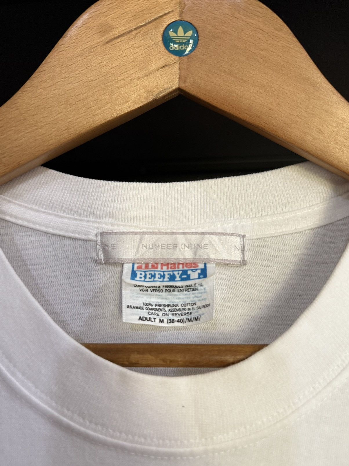 Number (N)ine Rare Vintage Number Nine X Camera David Cronenberg Hanes Tee Size US M / EU 48-50 / 2 - 4 Thumbnail