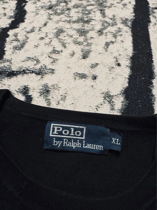 Polo Ralph Lauren Polo Ralph Lauren crewneck sweatshirt black white XL boxy Size US XL / EU 56 / 4 - 4 Thumbnail
