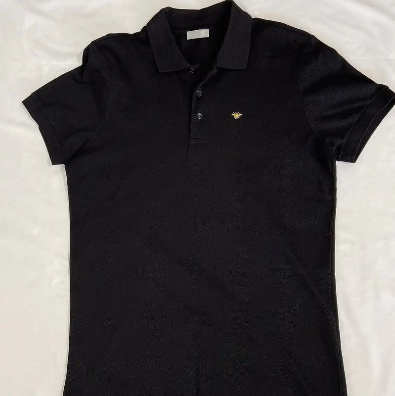 Dior Dior Black Men's Polo Shirt 0089 Size US M / EU 48-50 / 2 - 1 Thumbnail