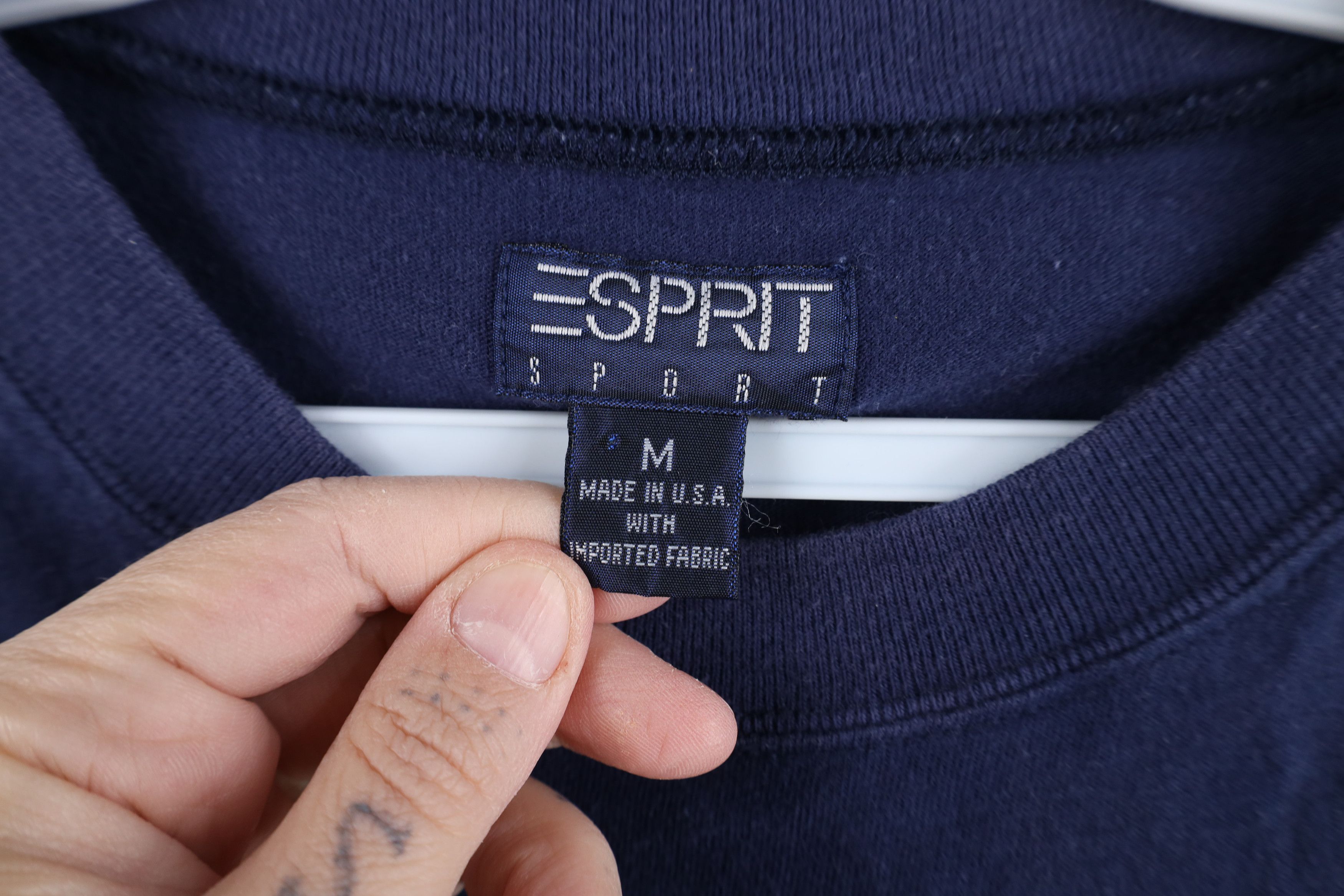Esprit Vintage 90s Esprit Sun Faded Short Sleeve T-Shirt Blue USA Size US M / EU 48-50 / 2 - 5 Thumbnail