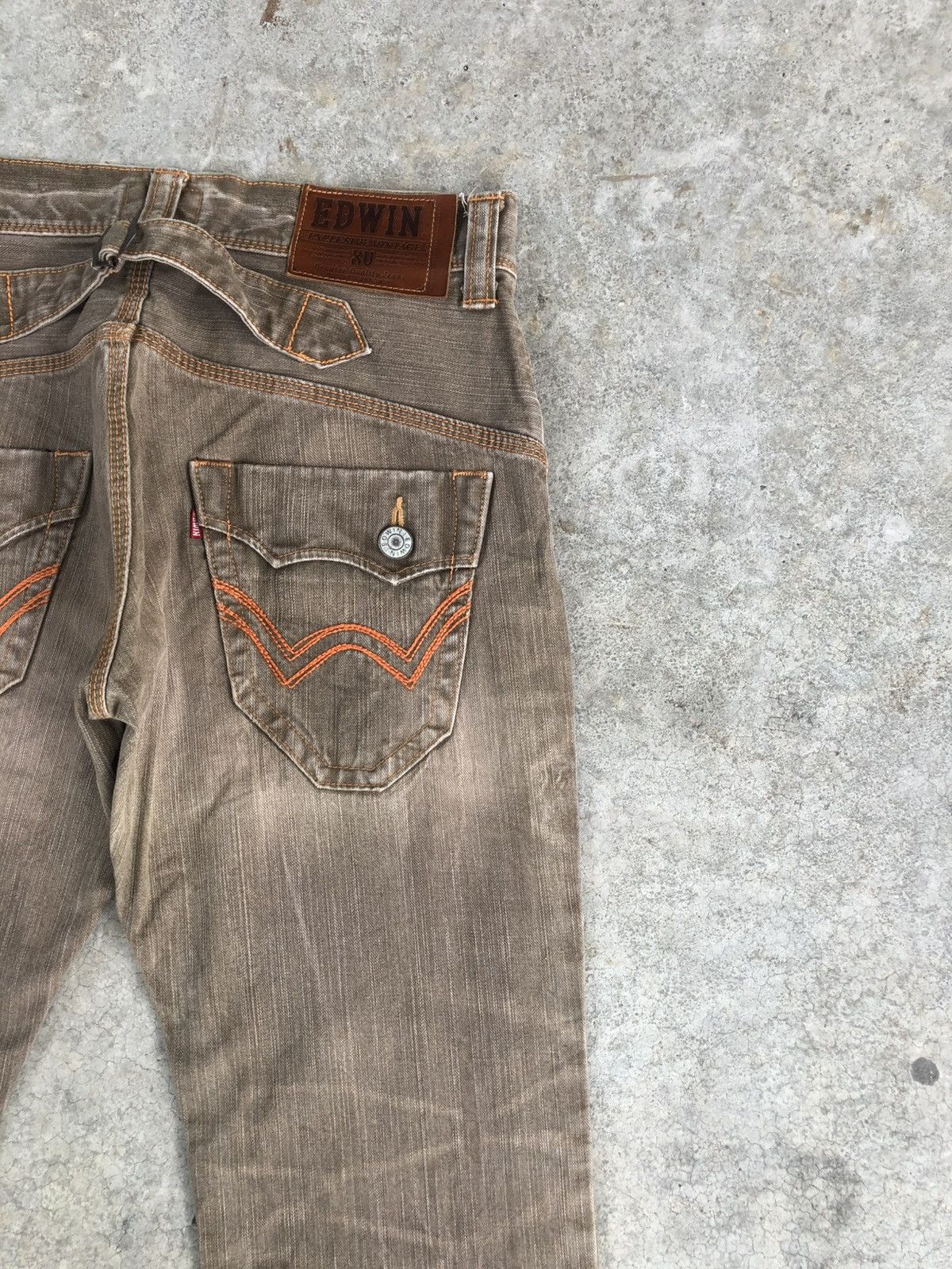 If Six Was Nine Japanese Edwin Exclusive Flared Jeans Bootcut Distressed Size US 31 - 10 Thumbnail
