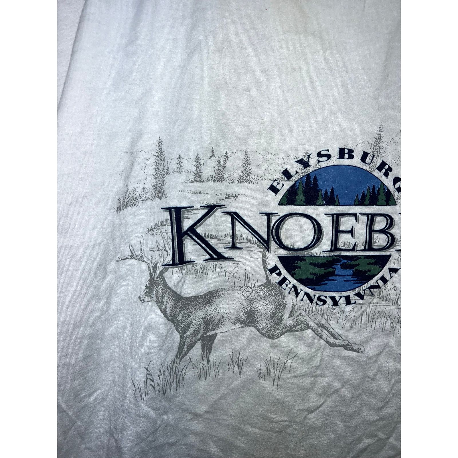Jerzees 90s Vintage Elysburg Knoebels Pennsylvania deer Shirt VTG L Size US L / EU 52-54 / 3 - 2 Thumbnail