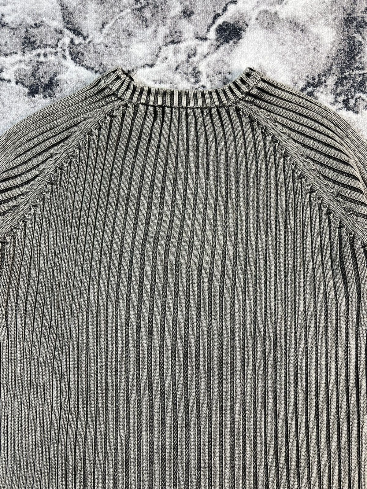 Other Avant Garde Rib Knit Zip Shoulder Sweater Minimal L Size US L / EU 52-54 / 3 - 10 Thumbnail
