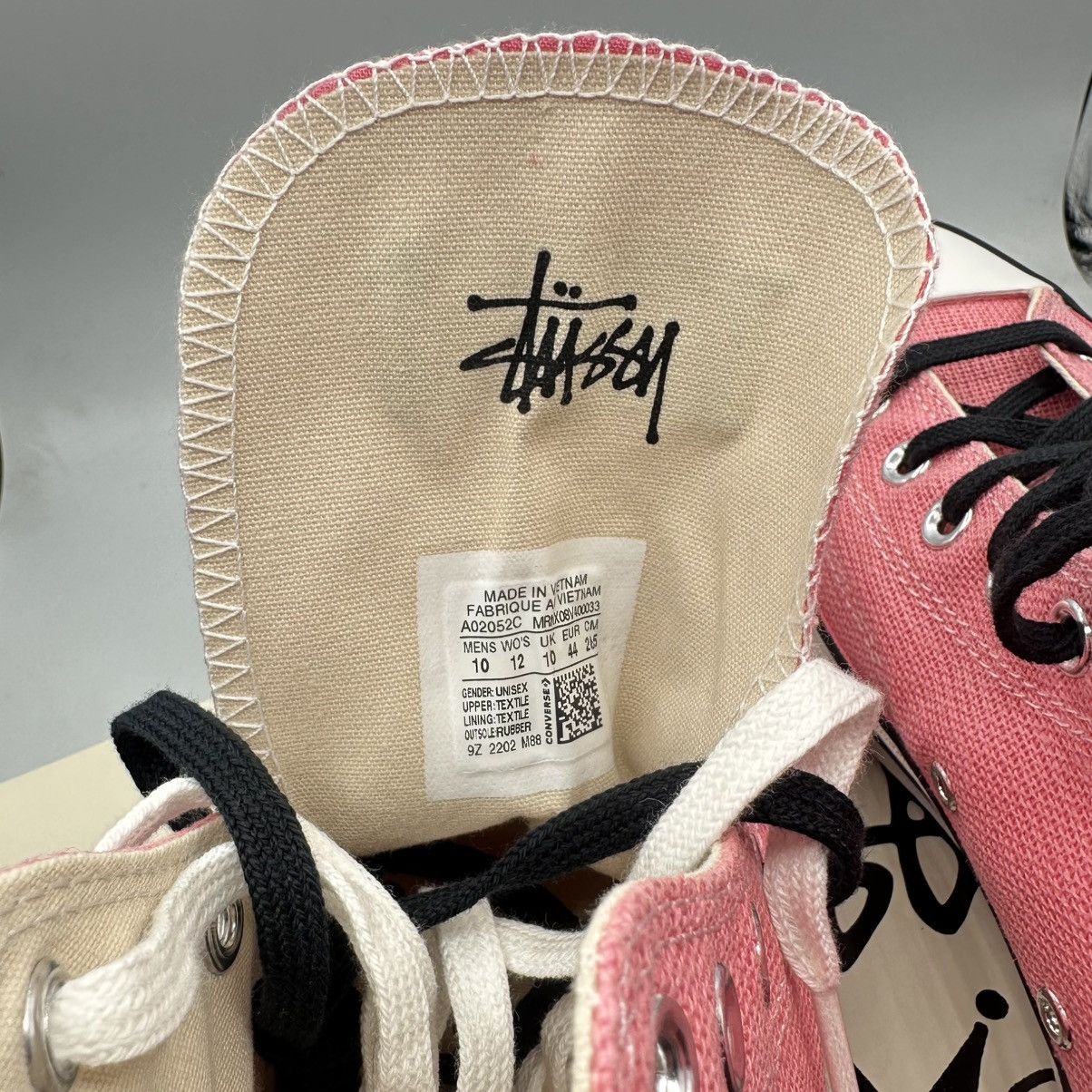 Converse × Stussy Converse Stussy x Chuck Taylor Surfman Pink Size 10 Men/12 W Size US 10 / EU 43 - 8 Thumbnail