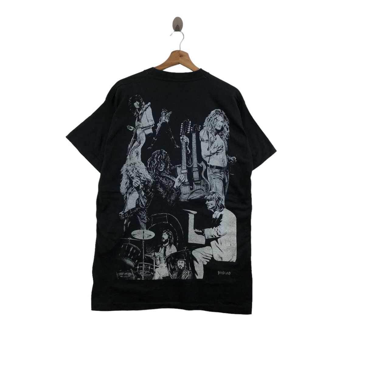 Band Tees Vtg 90s Led Zeppelin Collage Tee L Fruit of the Loom USA Size US L / EU 52-54 / 3 - 1 Thumbnail