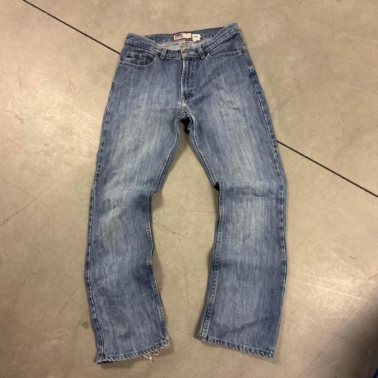 Vintage y2k faded bootcut flared distressed denim jeans Size US 28 / EU 44 - 1 Thumbnail