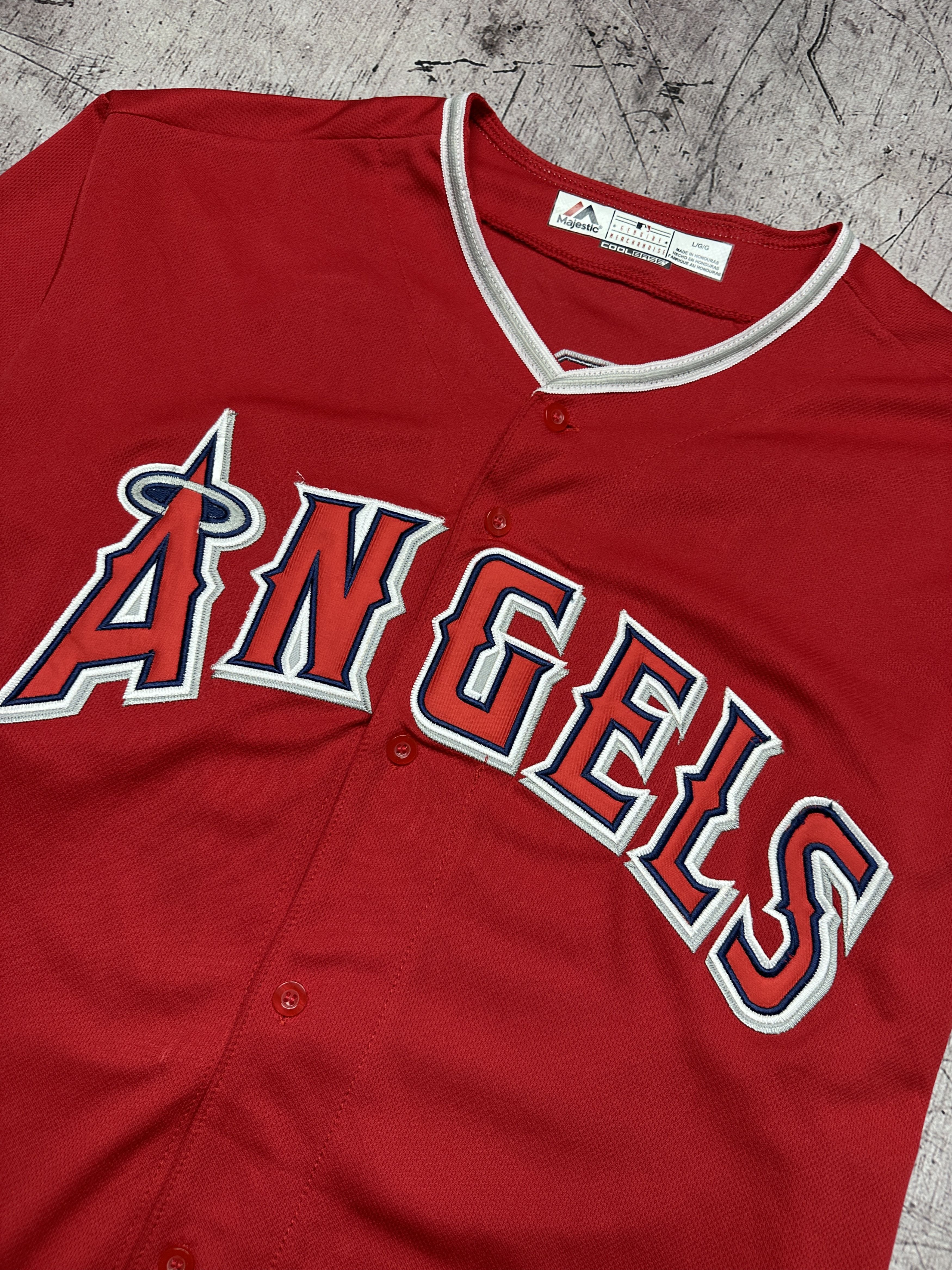 MLB Angels Majestic Mens Baseball Jersey MLB Size US L / EU 52-54 / 3 - 5 Thumbnail