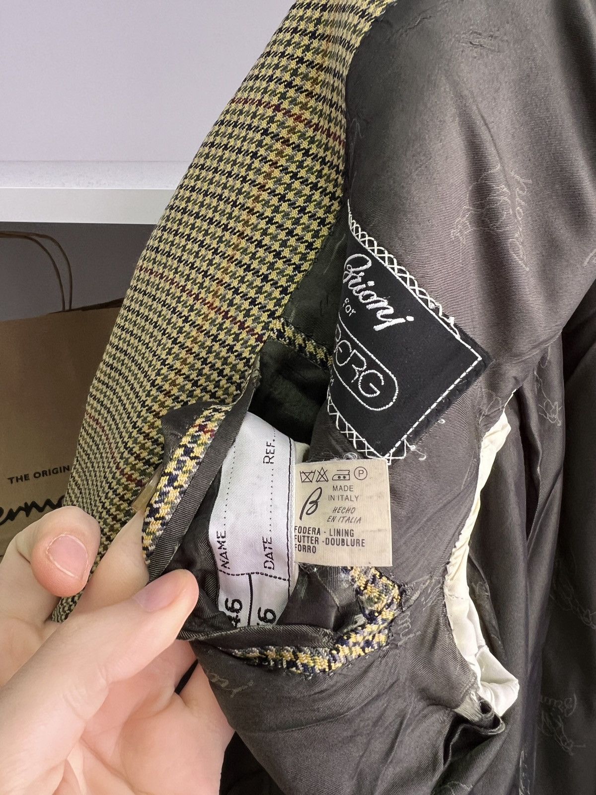 Brioni × Designer × Vintage Vintage Brioni Italy Old Money Style Blazer Size 46R - 10 Thumbnail