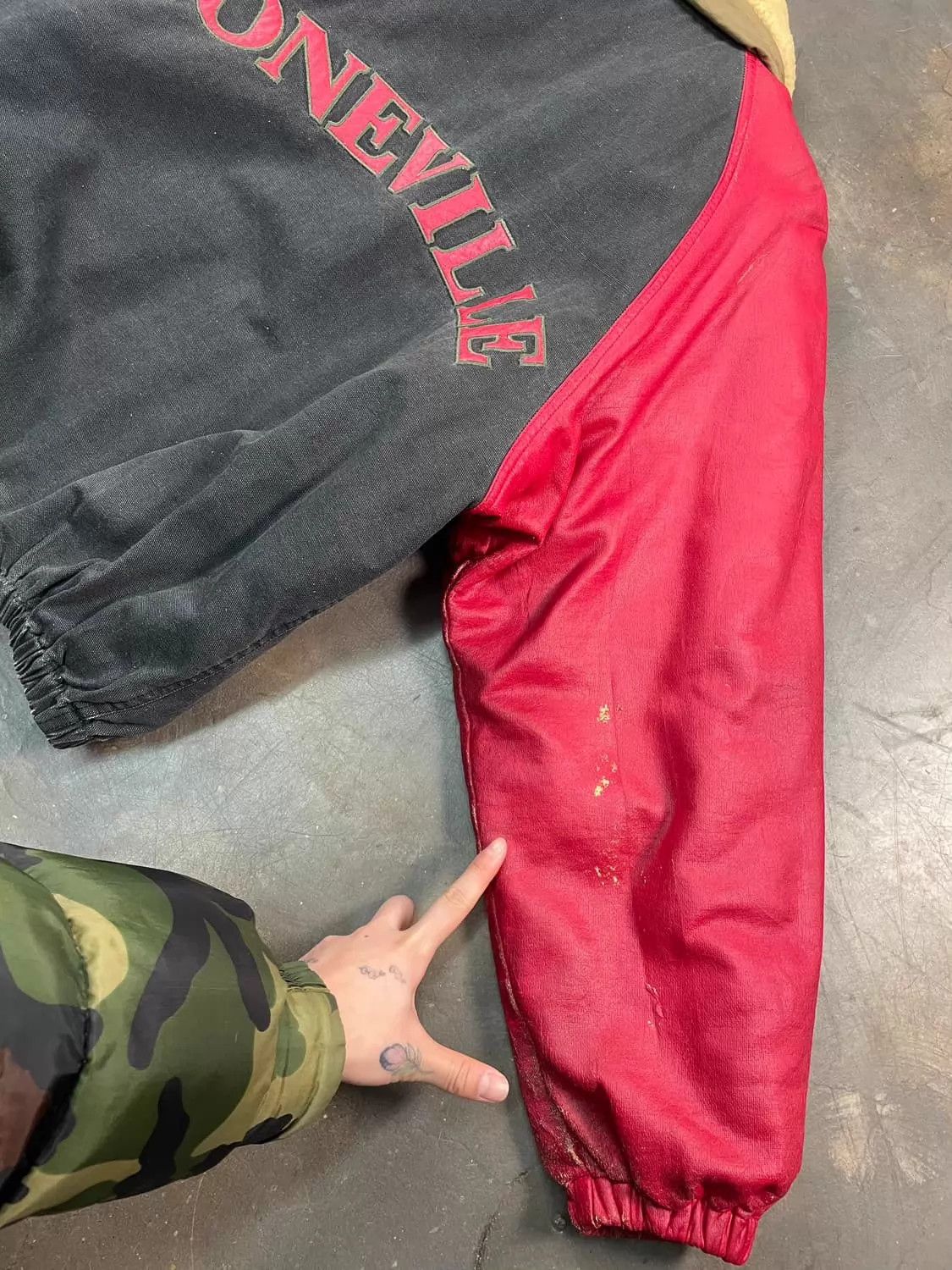 Boneville boneville vintage Akira Work Jacket Canvas Denim & Lambskin Size US S / EU 44-46 / 1 - 7 Thumbnail