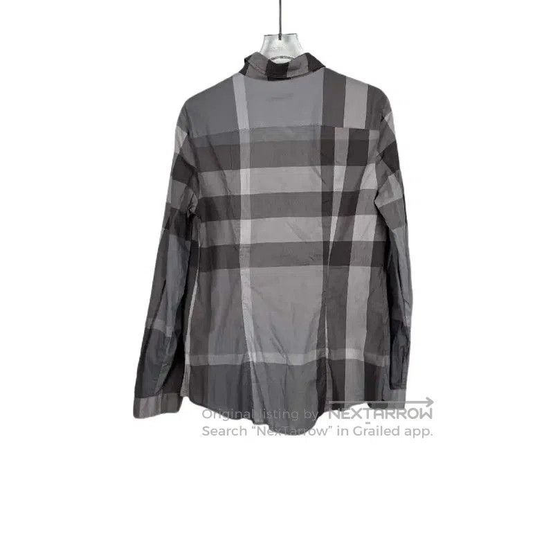 Burberry Burberry Gray Cotton Women's Shirt. Size S / US 4 / IT 40 - 2 Thumbnail